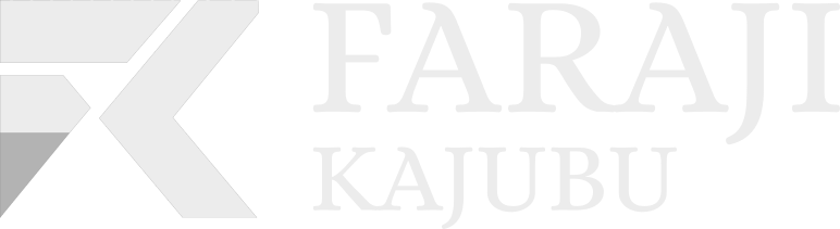 Faraji's white Logo